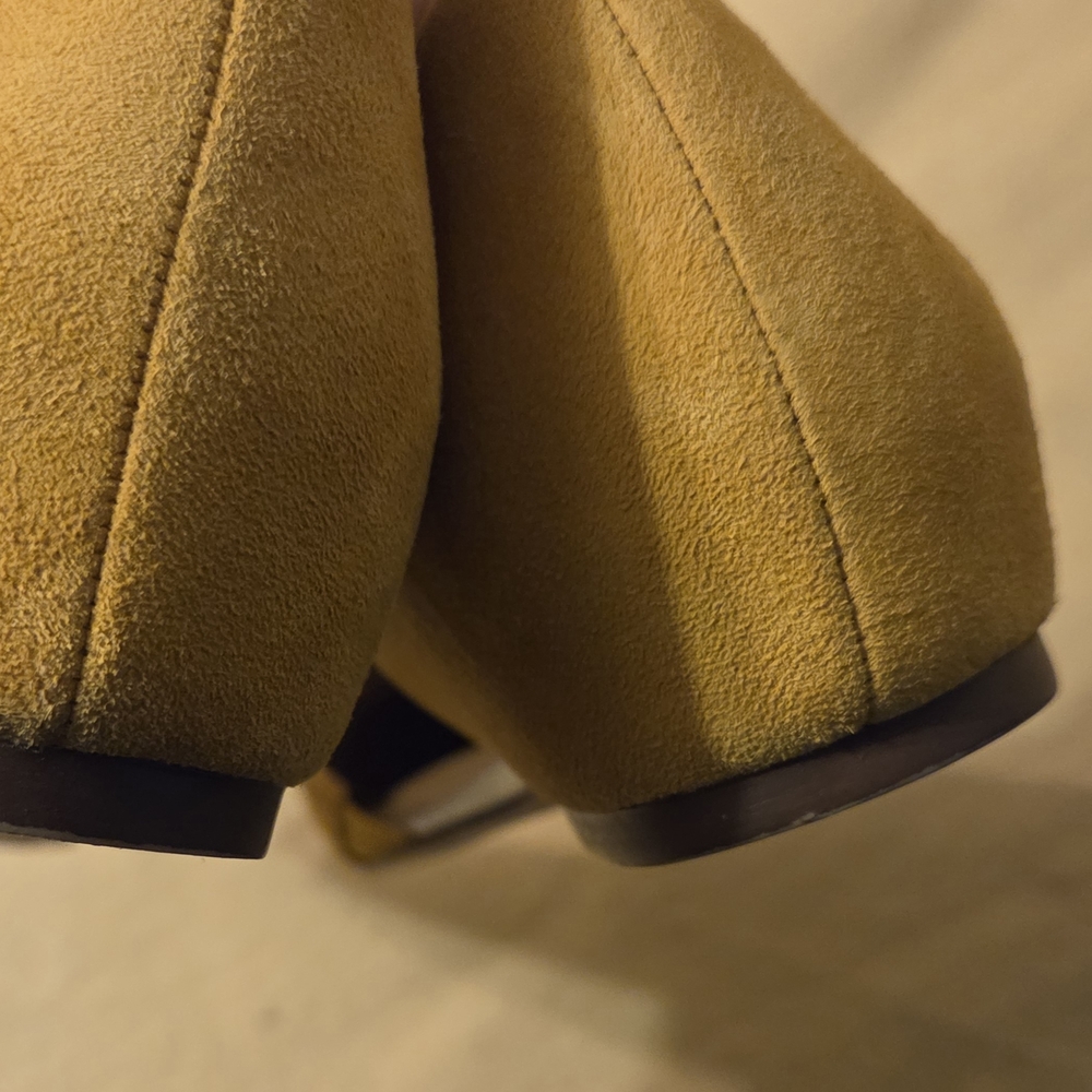 Naturalizer Yellow Suede Samantha flats-9 - Picture 5 of 5